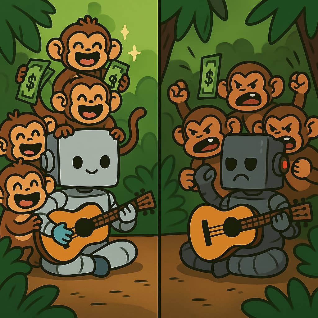 The Legal Divide in AI Music: ElevenLabs vs. Suno - Blog post cover image
