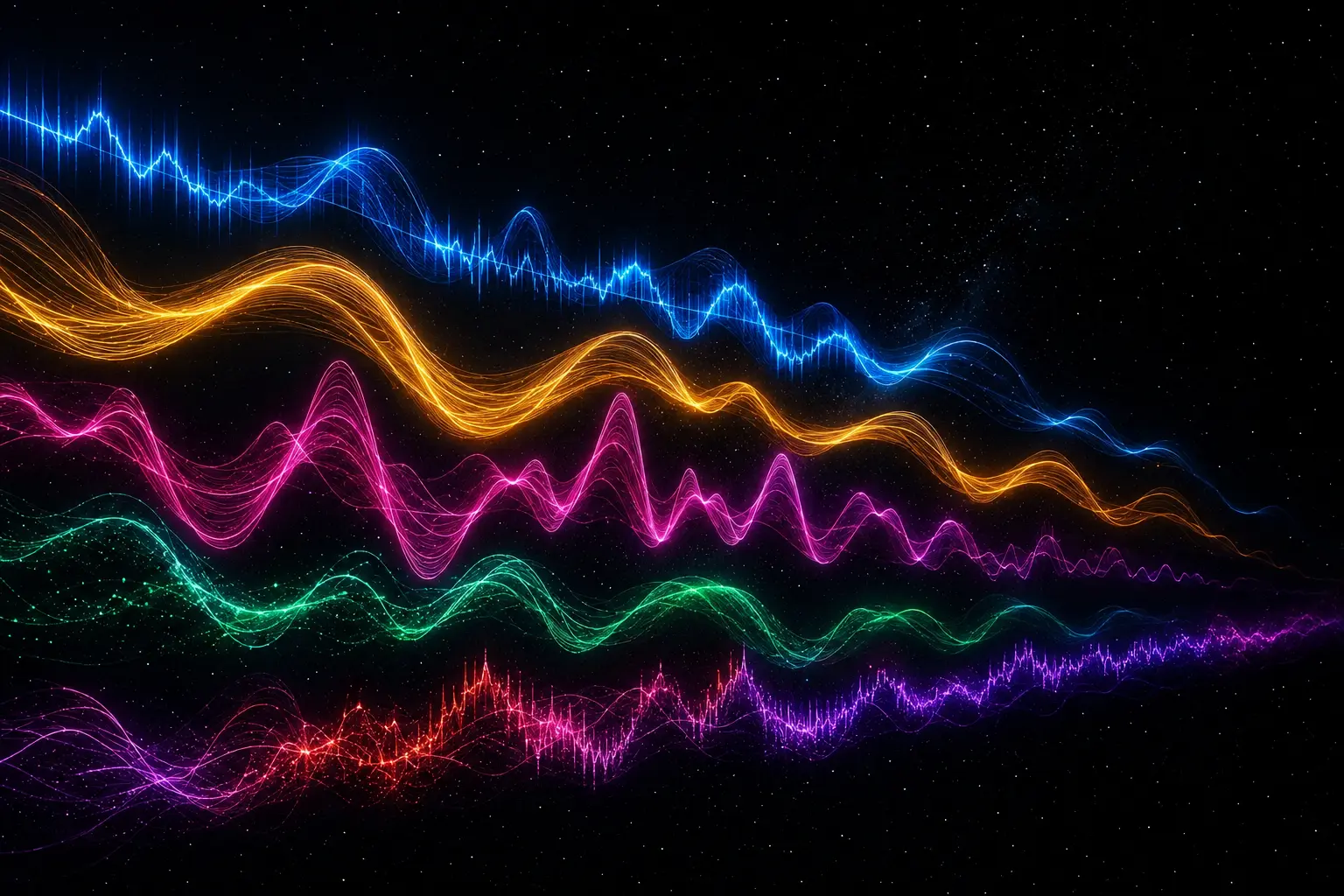 Gold sound waves representing the global music genre atlas